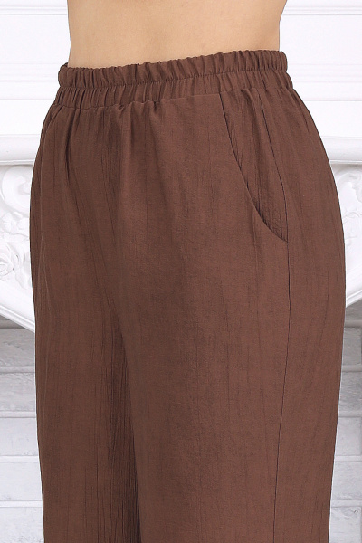 Блуза, брюки Ninele 7520 коричневый - фото 11