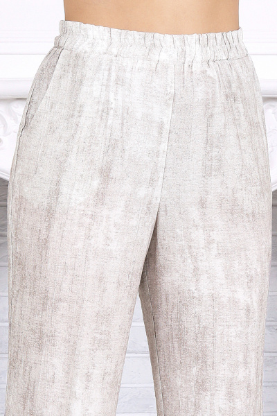 Блуза, брюки Ninele 7520 светло-бежевый - фото 10