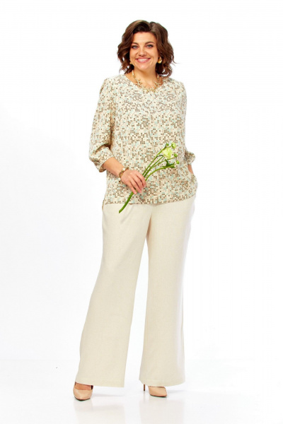 Блуза Grace for you 018 квадратики - фото 2