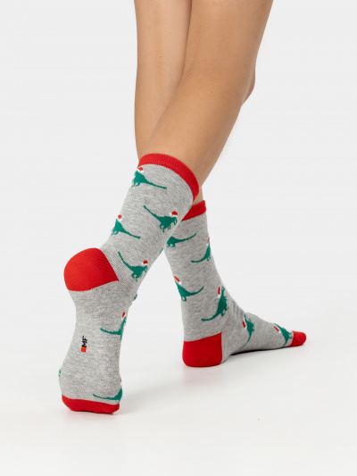 Носки Mark Formelle 430K-3443/B2-25430K-1 серый_меланж_рис.3443 - фото 2