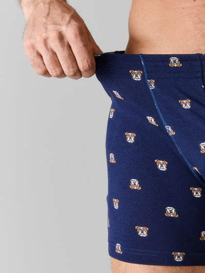 Трусы Mark Formelle 411143/25-5269П-5 бульдоги_на_т.синем - фото 3