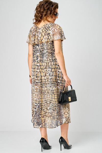 Платье EVA GRANT 7234 принт_питон - фото 6