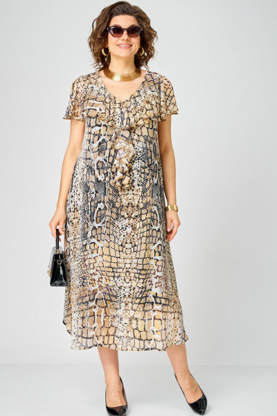 Платье EVA GRANT 7234 принт_питон - фото 2