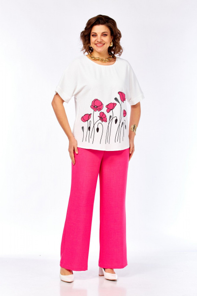 Блуза, брюки Grace for you 268 фуксия - фото 1