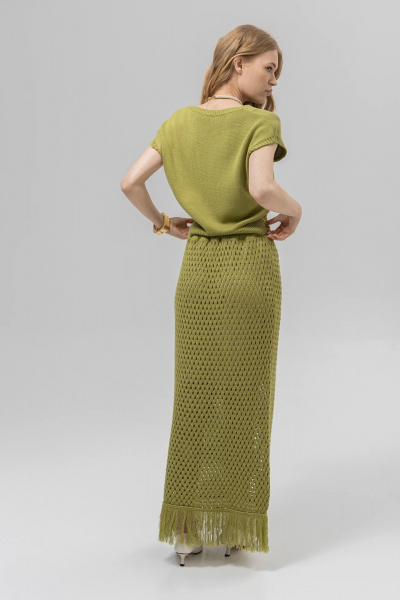 Юбка Romgil РВ0389-ХЛ4 лайм - фото 2