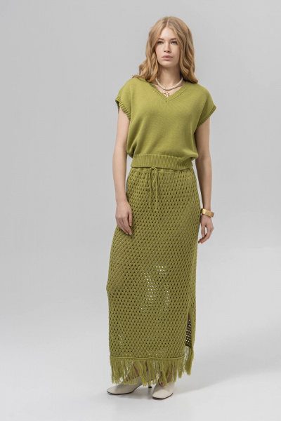 Юбка Romgil РВ0389-ХЛ4 лайм - фото 1