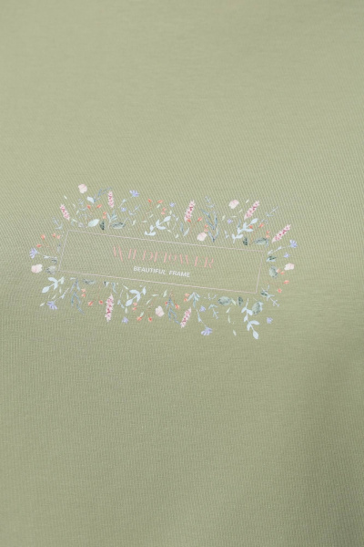 Джемпер Romgil РП0122-ХЛ4 светло-оливковый - фото 3