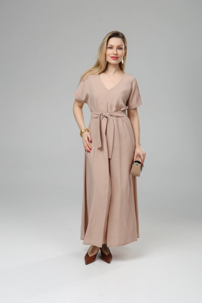 Платье Romgil РТ0144-ВИ4 светло-бежевый - фото 4