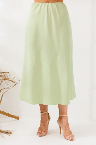 Блуза, юбка Mubliz 333 фисташка - фото 11