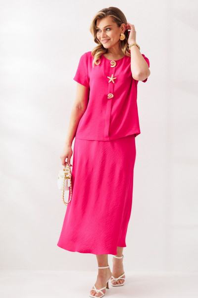 Блуза, юбка Mubliz 333 фуксия - фото 20