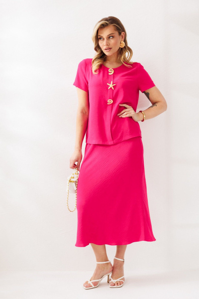Блуза, юбка Mubliz 333 фуксия - фото 14