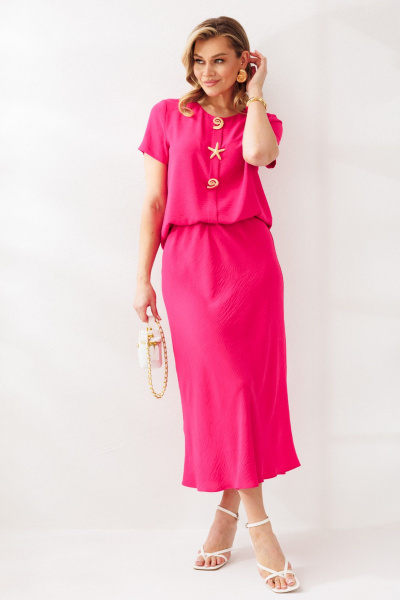 Блуза, юбка Mubliz 333 фуксия - фото 10