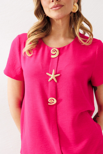 Блуза, юбка Mubliz 333 фуксия - фото 5