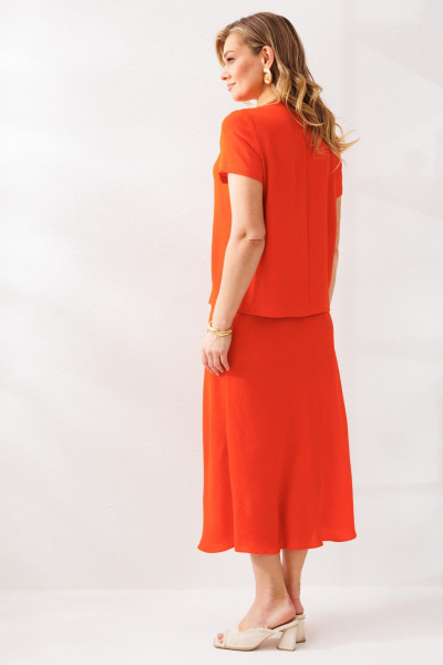 Блуза, юбка Mubliz 333 оранжевый - фото 6