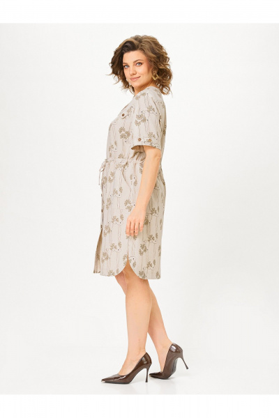 Платье Zlata 4470 бежевый - фото 3