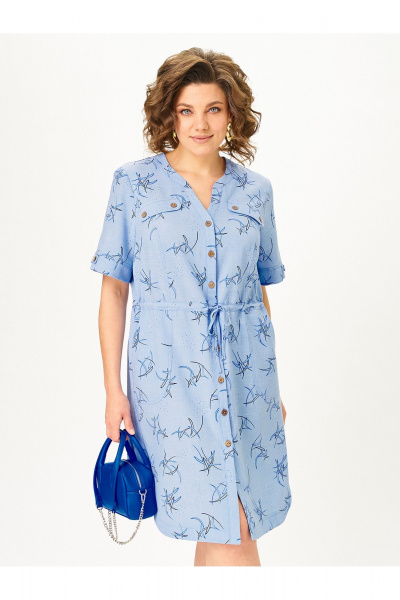 Платье Zlata 4470 голубой - фото 6