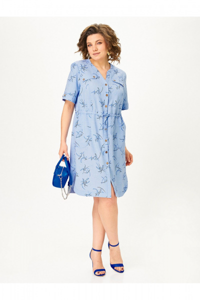 Платье Zlata 4470 голубой - фото 1