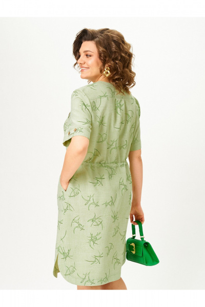 Платье Zlata 4470 зеленый - фото 6