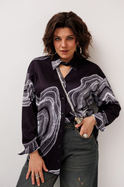 Рубашка Anelli 1514.1 мраморная рубашка - фото 6