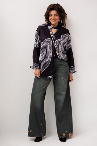 Рубашка Anelli 1514.1 мраморная рубашка - фото 2