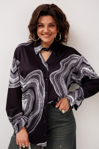 Рубашка Anelli 1514.1 мраморная рубашка - фото 1