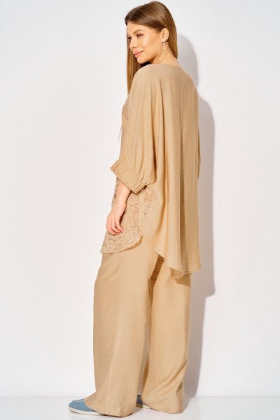 Брюки, туника Laikony L-534 бежевый - фото 8