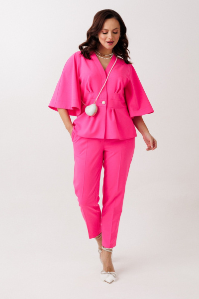 Брюки, жакет Mubliz 324 фуксия - фото 18