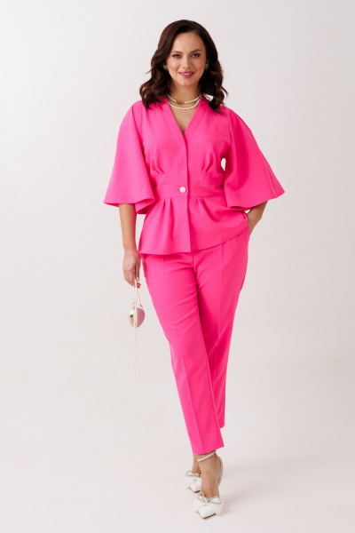 Брюки, жакет Mubliz 324 фуксия - фото 17