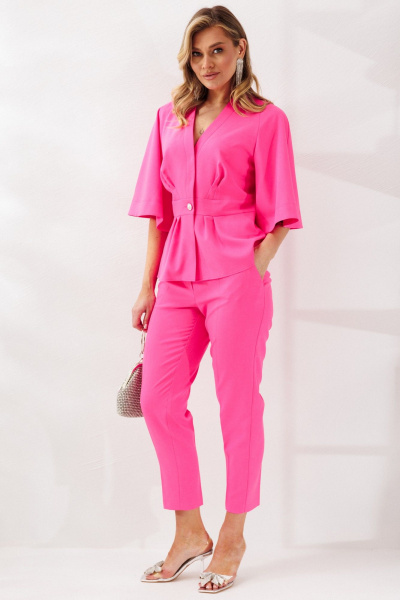 Брюки, жакет Mubliz 324 фуксия - фото 16