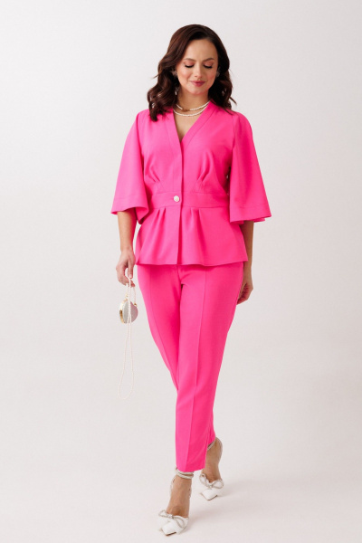Брюки, жакет Mubliz 324 фуксия - фото 14