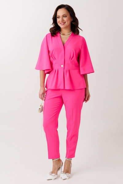 Брюки, жакет Mubliz 324 фуксия - фото 6