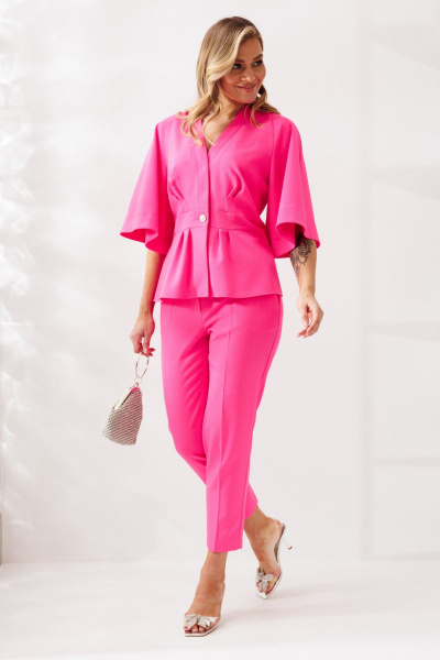 Брюки, жакет Mubliz 324 фуксия - фото 5