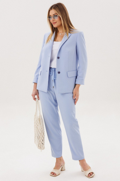 Брюки, жакет Fantazia Mod 5421 голубой - фото 3