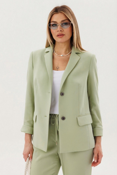 Брюки, жакет Fantazia Mod 5421 фисташка - фото 3