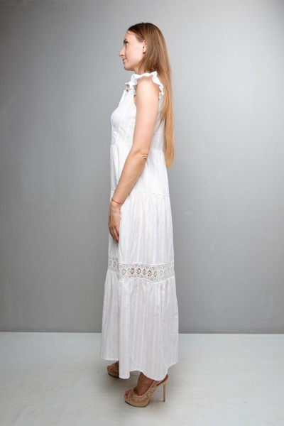 Платье Mita ЖМ1047 белый - фото 4