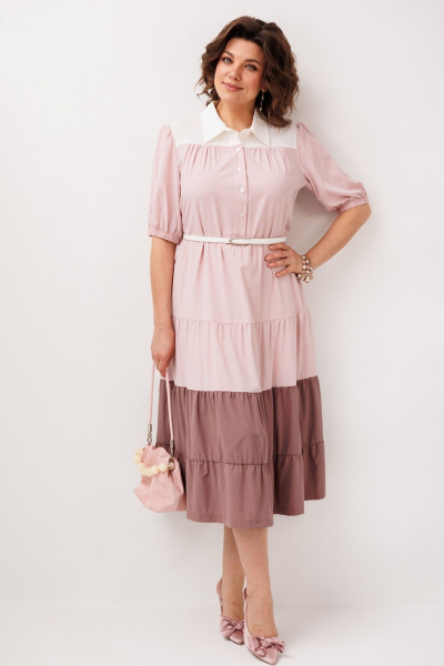 Платье Anelli 1847 черничное_мороженое - фото 8