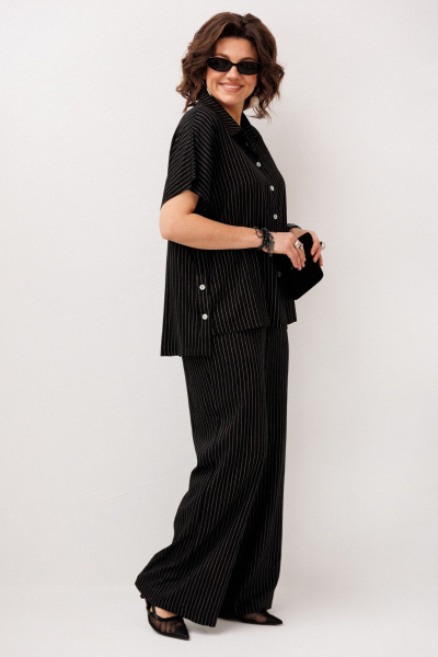 Блуза, брюки Anelli 1849 линии_ночи - фото 9