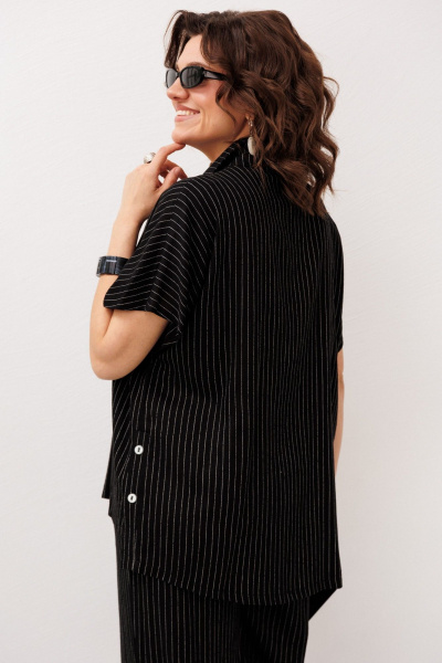 Блуза, брюки Anelli 1849 линии_ночи - фото 8