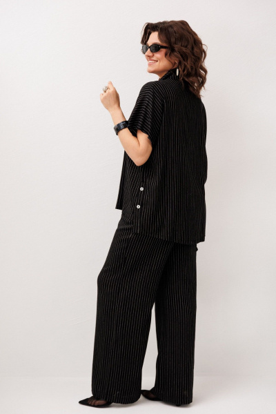 Блуза, брюки Anelli 1849 линии_ночи - фото 4