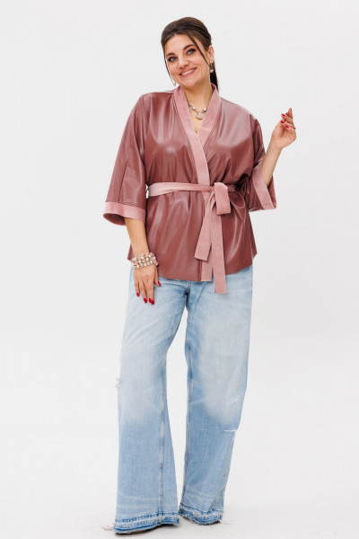 Жакет Anelli 1342 глиняная_роза - фото 6