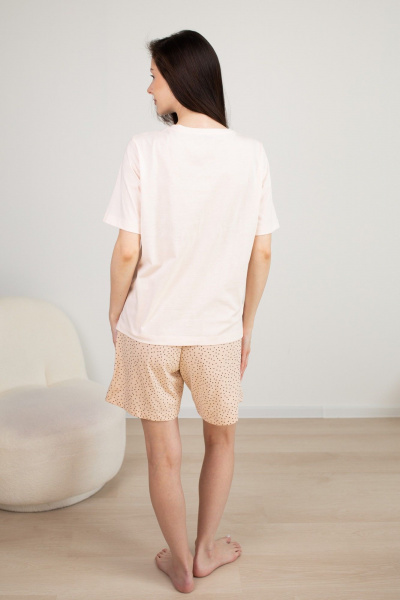 Майка, шорты Купалинка 38004G.158-164 пудровый,набивка - фото 6