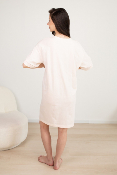 Сорочка Купалинка 40007G.158-164 пудровый - фото 5