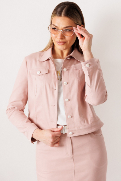 Куртка, юбка Мода Юрс 26-2847 пыльная_роза - фото 8