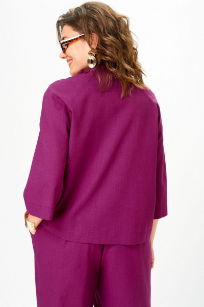 Брюки, жакет SOVA 11333 фуксия - фото 12