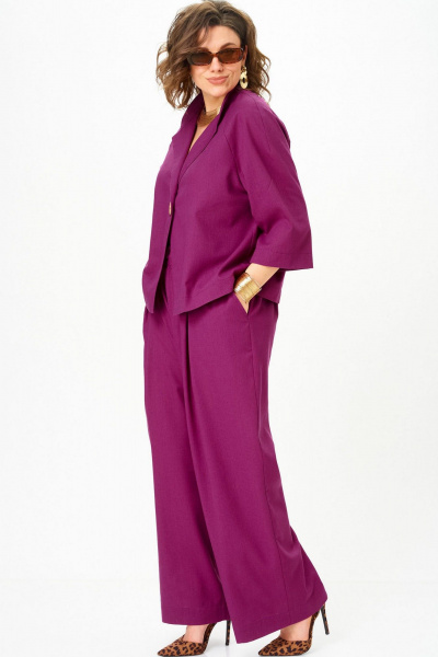 Брюки, жакет SOVA 11333 фуксия - фото 6