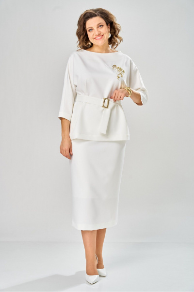 Блуза Andina city 5049-25 молоко - фото 2