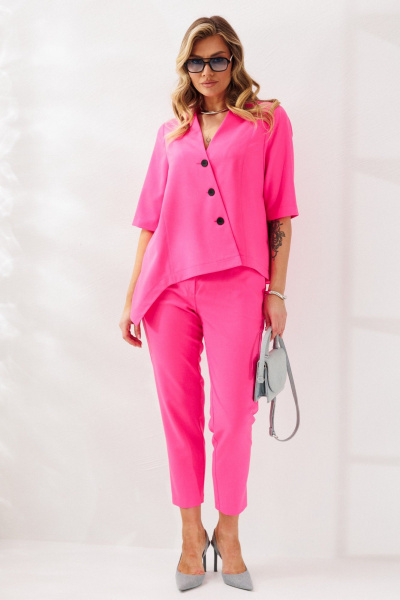 Брюки, жакет Mubliz 327 фуксия - фото 18