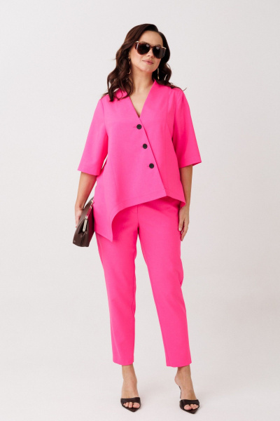 Брюки, жакет Mubliz 327 фуксия - фото 17