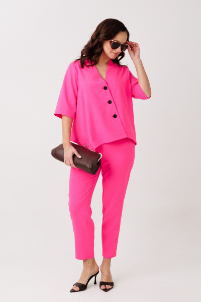 Брюки, жакет Mubliz 327 фуксия - фото 15