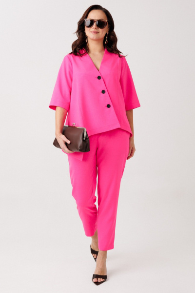 Брюки, жакет Mubliz 327 фуксия - фото 13
